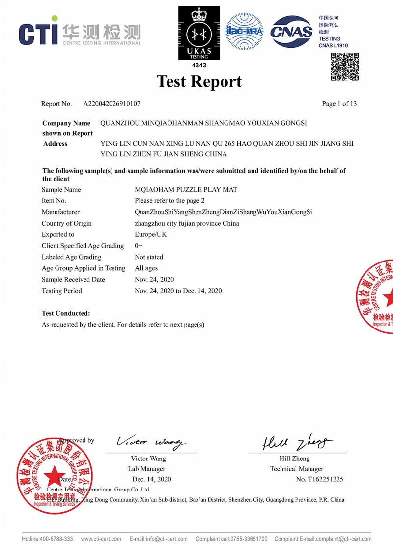 MQIAOHAMÂ® 18 Pieces Puzzle Play Mats, Soft Baby Play Mat, Kids Interlocking Foam Floor Tiles, Toddlers Carpet Playmats G301018-104112 - Image 5